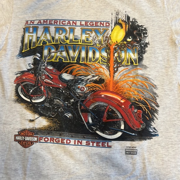 Vintage Harley Davidson Shirt an American legend single stitched men’s medium - Picture 2 of 8